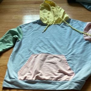 Color block hoodie